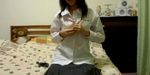 中国の女子高生ストリップと自慰行為 - TNAFlix.com