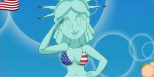 3D - animation - Hot Lady Liberty. - TNAFlix.com