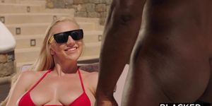 BLACKED Kendra Sunderland on vacation fucked by monster black cock