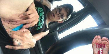 Mom Masturbating In Car